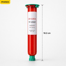 Piyatech TP-2500F Uv Loca Şeffaf Ekran Yapıştırıcı Solüsyon Telefon Tamir Jeli 50 ml (50 Gr)