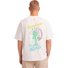 Rook The Rules Ön ve Arka Dijital Baskılı T Shirt - Erkek