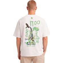 Rook Labs Ön ve Arka Dijital Baskılı T Shirt - Erkek