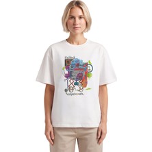 Rook Robot Failed Experiment Dijital Baskılı T Shirt - Kadın