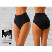 By Uslu Kadın Yüksek Bel Toparlayıcı Korse Slip Lazer Kesim Mikro Kumaş