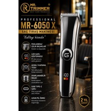 Mr.trimmer MR-6050X Saç Sakal Tıraş Makinesi Ayarlanabilir Bıçak 9 Farklı Kesim Profesyonellere Özel