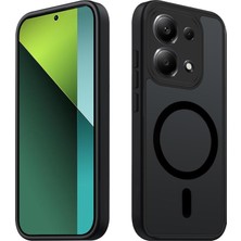 M.TK Moveteck Xiaomi Redmi Note 13 Pro 4g Kılıf Mat Magsafe Şarj Özellikli Darbe Önleyici Hassas Buton Lansman Renkli Yumuşak Kenarlı Kapak