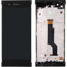 Piyatech Sony Xperia Xa1 LCD Ekran Dokunmatik Çıtalı Tam Set (Siyah)