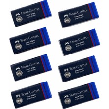 Faber-Castell Faber Castell Sınav Silgisi Dust-Free Mavi 8 Adet