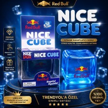 Pelüş Burada Şeffaf Buz Küpü Quishy- Premium Nice Cube Stres Oyuncağı