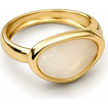 Charmlucky Oval Sedefli Yüzük(Ayarlanabilir)