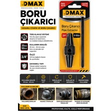Dmax Boru Çıkarıcı 35M - 50M Hasarlı Civata Boru Çıkarıcı Ters Klavuz 3/4 Kod :DMX-4576