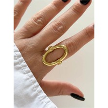 Charmlucky Düğüm Oval Yüzük