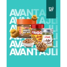 Gelincik 3'lü Set Kremlebi + Şekerli Haşhaş Ezmesi 320GR +  Antep Fıstığı Kreması 200GR Özel Ramazan Paketi
