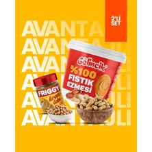 Gelincik 2'li Set Kremlebi 320GR +  Şekersiz %100 Fıstık Ezmesi  1kg Özel Paket