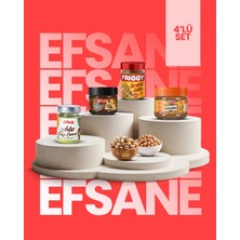 Gelincik 4'lü Set Kremlebi+ Siyah Haşhaş Ezmesi 320GR+ Antep Fıstığı KREMASI200G+ Şekerli Haşhaş Ezmesi 320GR