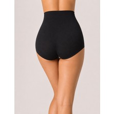 By Uslu Lazer Kesim Iz Yapmayan Yüksek Bel Uzun Slip Korse - Toparlayıcı Kadın Korse