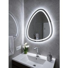 Saray 60X70 Lazer Kumlamalı Dokunmatikli Ledli Ayna
