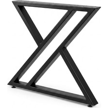 Dekoriye Endüstriyel Tasarımın Gücü: x Model Metal Masa Ayağı Table Leg