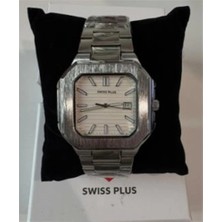 Casio Swiss Plus Man Watch Premium Seri Model-8 RS23146 White-Silver