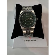 Casio Swiss Plus Man Watch Premium Seri MODEL-2ST3442AGS Green-Silver