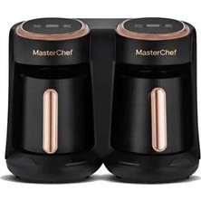Altabi Master Chef Otomatik Çiftli Türk Kahve Makinesi Siyah 8 Fincan