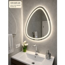 Saray 60X70 Lazer Kumlamalı Dokunmatikli Ledli Ayna