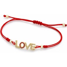 Charmlucky Love Kırmızı Bileklik