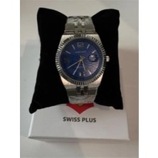 Casio Swiss Plus Man Watch Premium Seri Model-1 ST3442AGS Blue-Silver