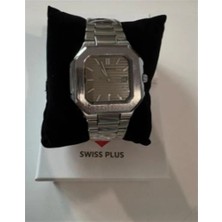 Casio Swiss Plus Man Watch Premium Seri Model-6 RS23146 Beige-Silver