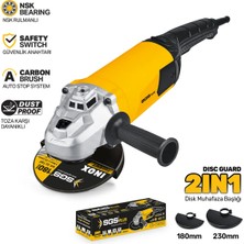 İbtaş SGS5040 - 180-230MM Endüstriyel Taşlama Makinesi 3000 Watt - Profesyonel