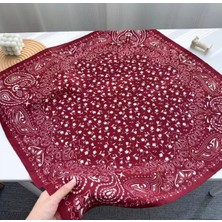 Charmlucky Pamuklu Desenli Şal 70X70