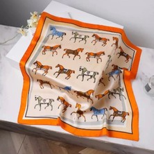 Charmlucky Renkli Desenli Şal-Fular 70X70