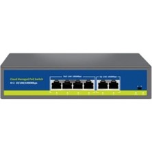Nova NVC-S21-4GP2G 4 Port 2 Uplink Full Gigabit Cloud Poe Switch