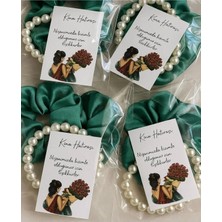 Grand Concept Store Hediyelik Incili Toka (Yeşil) Kına Hatırası Bride To Be ‘neşeme Ortak Olan Güzel Kadınlara’notlu