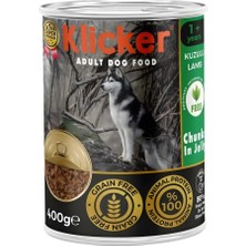 Klicker Kuzulu Köpek Konserve 400 gr