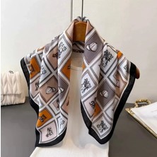 Charmlucky Renkli Desenli Şal-Fular 70X70