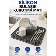 Wawe Desenli Silikon Çok Amaçlı Mat - Bulaşık Kurutma ve Tezgah Altlığı