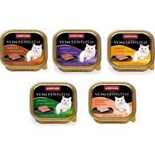 Animonda Vom Feinsten Kedi Yaş Maması 100 G Karışık 5'li Paket