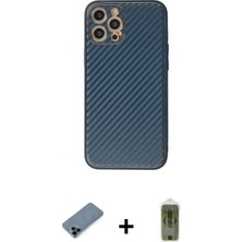 Marsilyan™- iPhone 12 Pro Max Kılıf Ahenk Işık - Siyah Joko Magic 5d Hayalet Cam + Shine Kamera Lens Koruma Cam - Sh