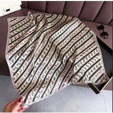 Charmlucky Renkli Desenli Şal-Fular 70X70