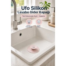 2 Fonksiyonlu Gider Kapatıcı, Süzgeç Silikon Lavabo ve Küvet Tıkacı