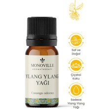 Monoville Ylang Ylang Uçucu Yağı 10 ml Saf ve Doğal (Ylang Ylang Essential Oil)