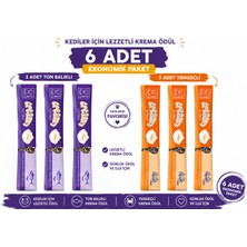 M-Pets Creamy 3 Adet Yengeçli 3 Adet Ton Balıklı Set 6X15GR