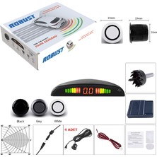 PINUKS ROBUST-RPS2002 Park Sensörü LED Ekranlı 18,5mm Beyaz Ithal Premium