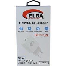 Elba ELB10 10W 3.0A Hızlı Şarj Akıllı Koruma USB Ev Şarj Kafa