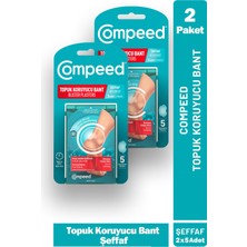 Compeed Topuk Koruyucu Bant Şeffaf 5'li 2 Paket