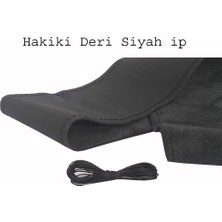 PINUKS FXDK-900 Direksiyon Kılıfı Lux Kutulu Deri Dikişli 38CM Siyah  D399 Ithal Premium