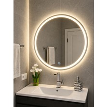 Saray 60 cm Lazer Kumlamalı Dokunmatikli Gün Işığı Ledli Ayna