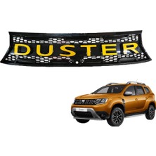 PINUKS KT-1804 Dacıa Duster 18-24 Spor Ön Panjur Sarı  Duster Yazılı Ithal Premium