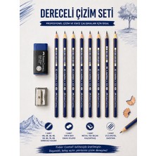 Danacı Kırtasiye Dereceli Kalem Set Karakalem Hb,2b,3b,4b,5b,6b,7b,8b Dereceli Kalem,kalemtıraş,orta Boy Sınav Silgisi