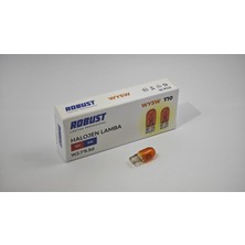 PINUKS RHL2010 T10 5W Büyük Dipsiz Ampul Turuncu ( Amber ) Ithal Premium