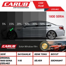 PINUKS BR1236416 Cam Filmi Çizilmez 50CMX6MT Aynalı Dark Sılver %15 Ithal Premium