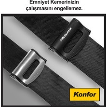 PINUKS Automıx 012674 Emniyet Kemer Rahatlatıcı Sılver Ithal Premium